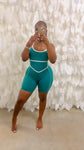 Spring Time Romper (Sea Green)